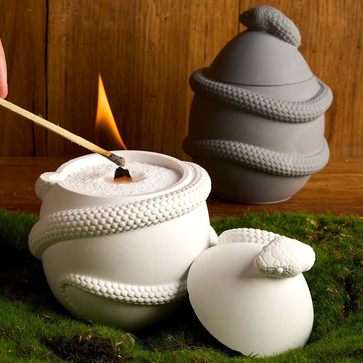 Candle Making Supplies Jars - Змеиное яйцо с крышкой, банка для