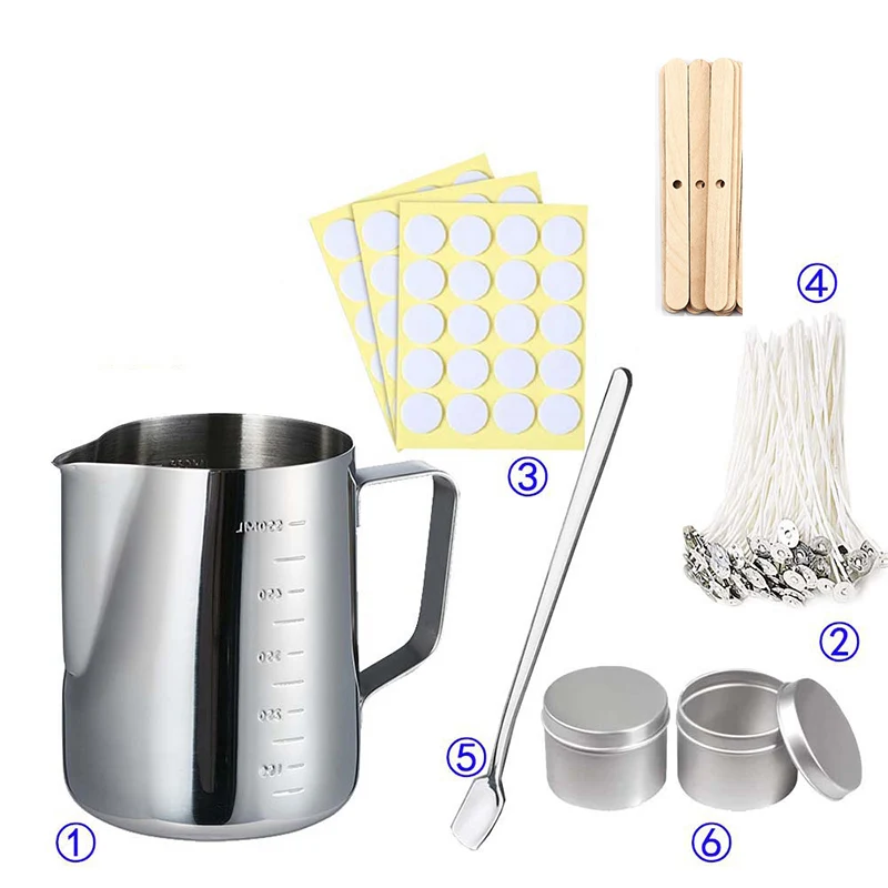 Candle Making Supplies Jars - Набор принадлежностей для изготовления свечей, инструменты