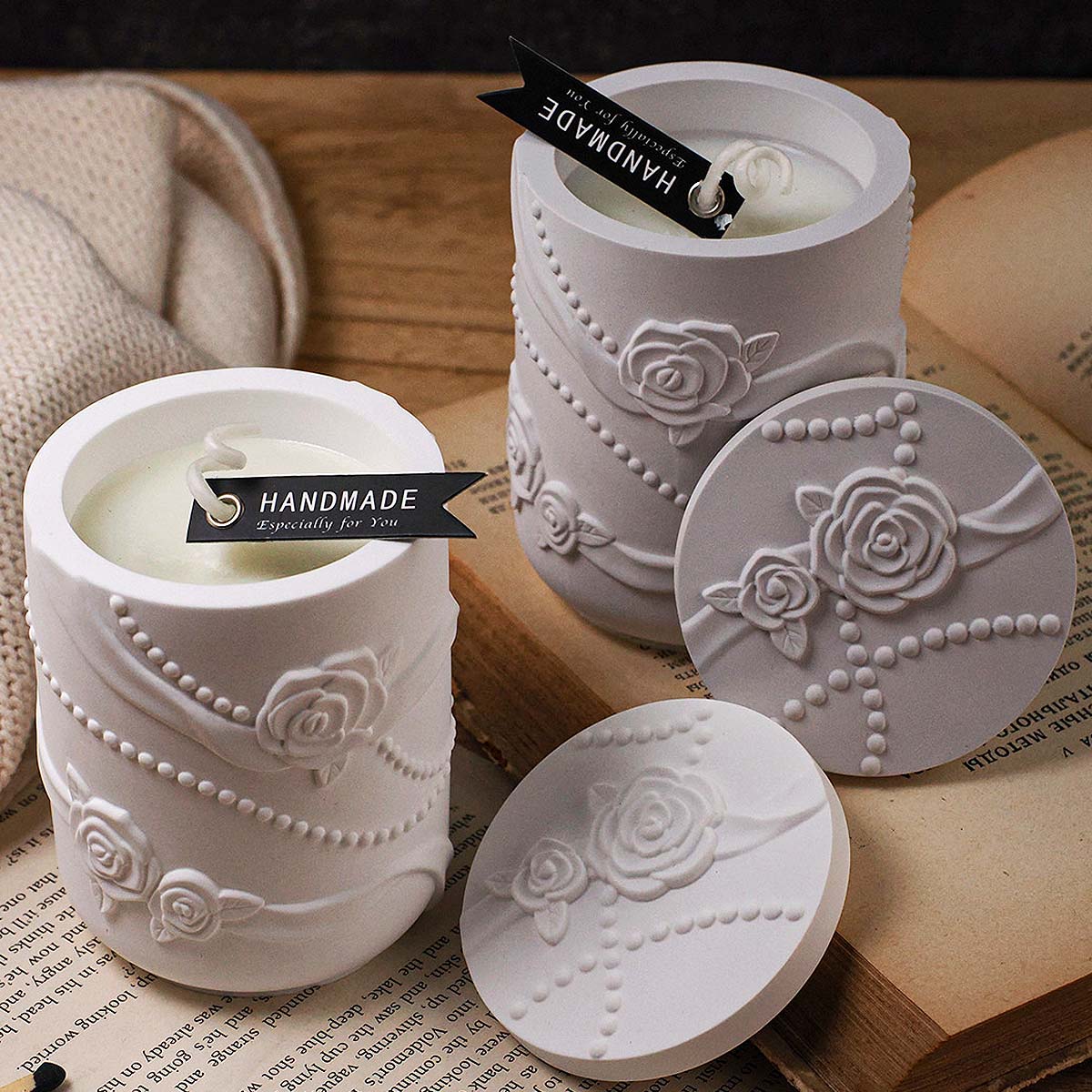 Бетонная банка для свечей в фо – обзор и цена Candle Making Supplies Jars