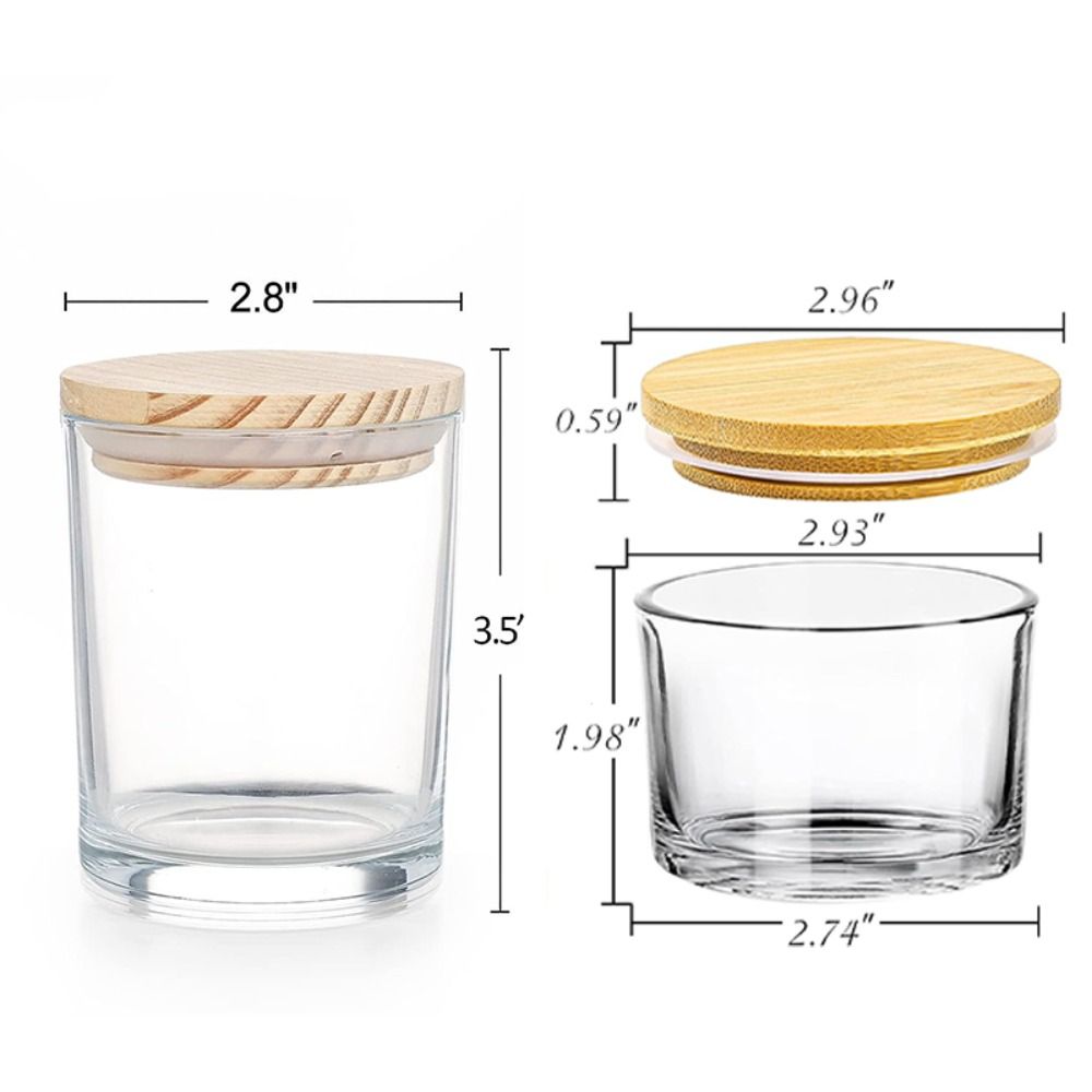 Прозрачные стеклянные банки дл – обзор и цена Candle Making Supplies Jars