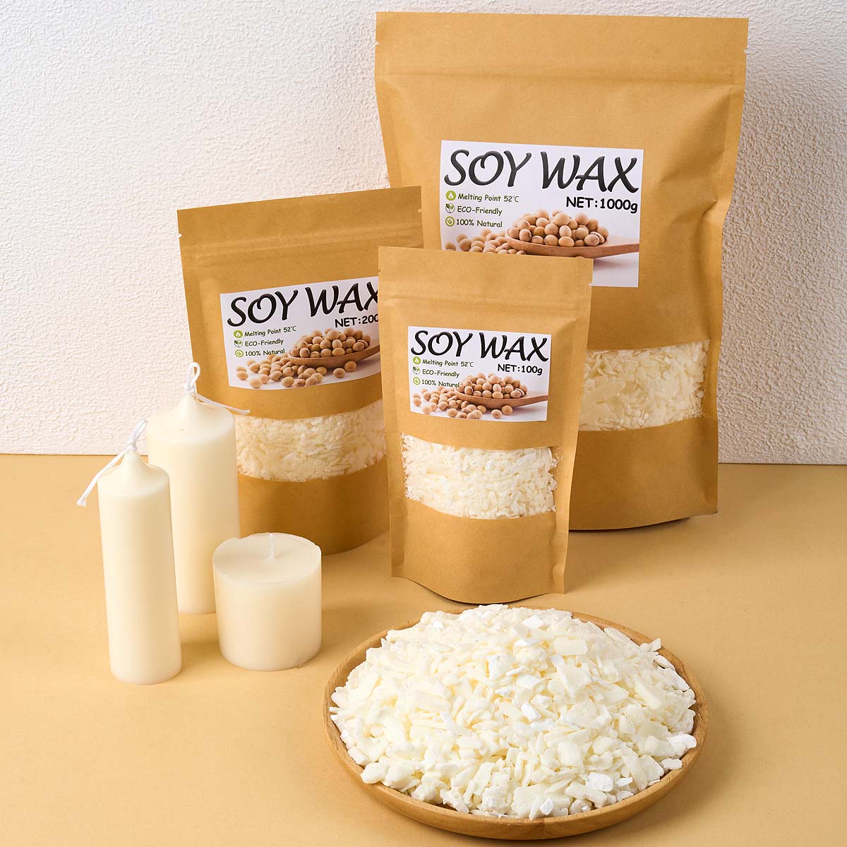1 фунт чистого белого соевого  – обзор и цена Candle Supplies In Bulk