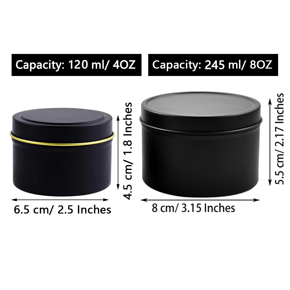 4 унции/8 унций свечи с крышка – обзор и цена Candle Making Supplies Jars