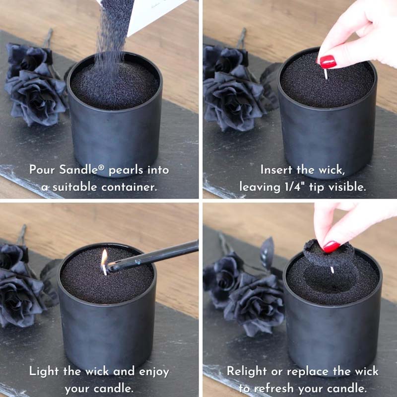 Черный восковой песок для свеч – обзор и цена Candle Supplies In Bulk